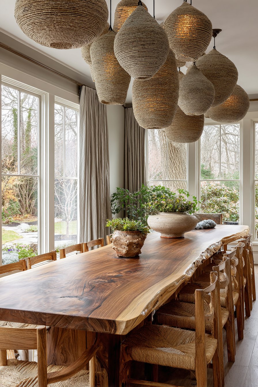 Live Edge Dining Nook Intimacy