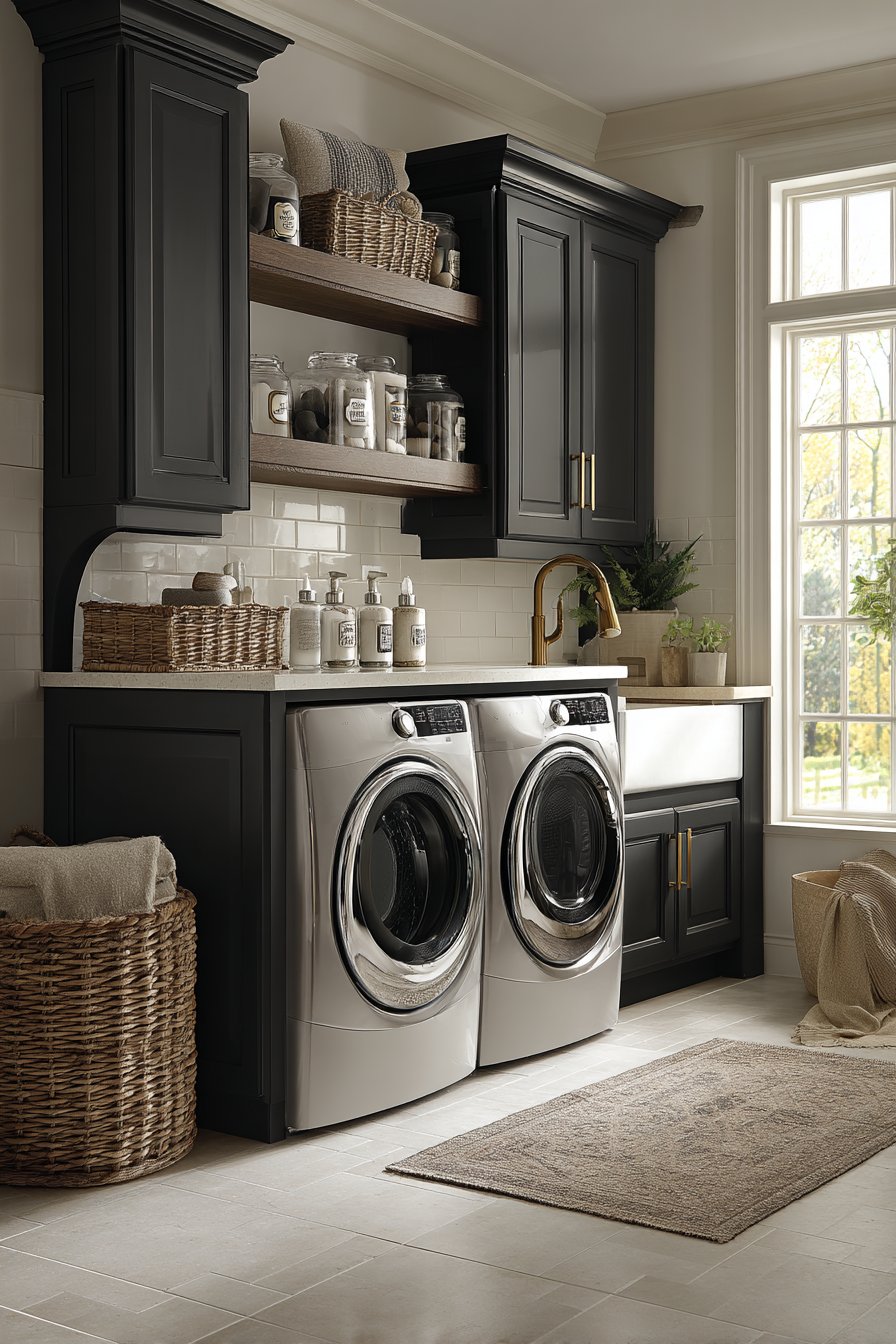 Farmhouse Sink with Modern Twist