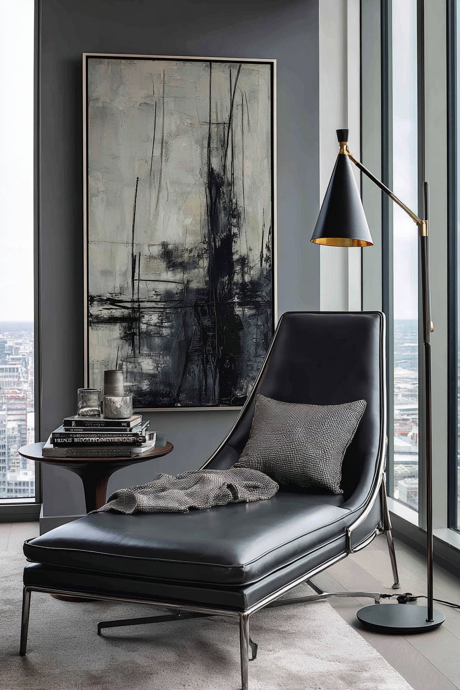 Contemporary Reading Nook Corner