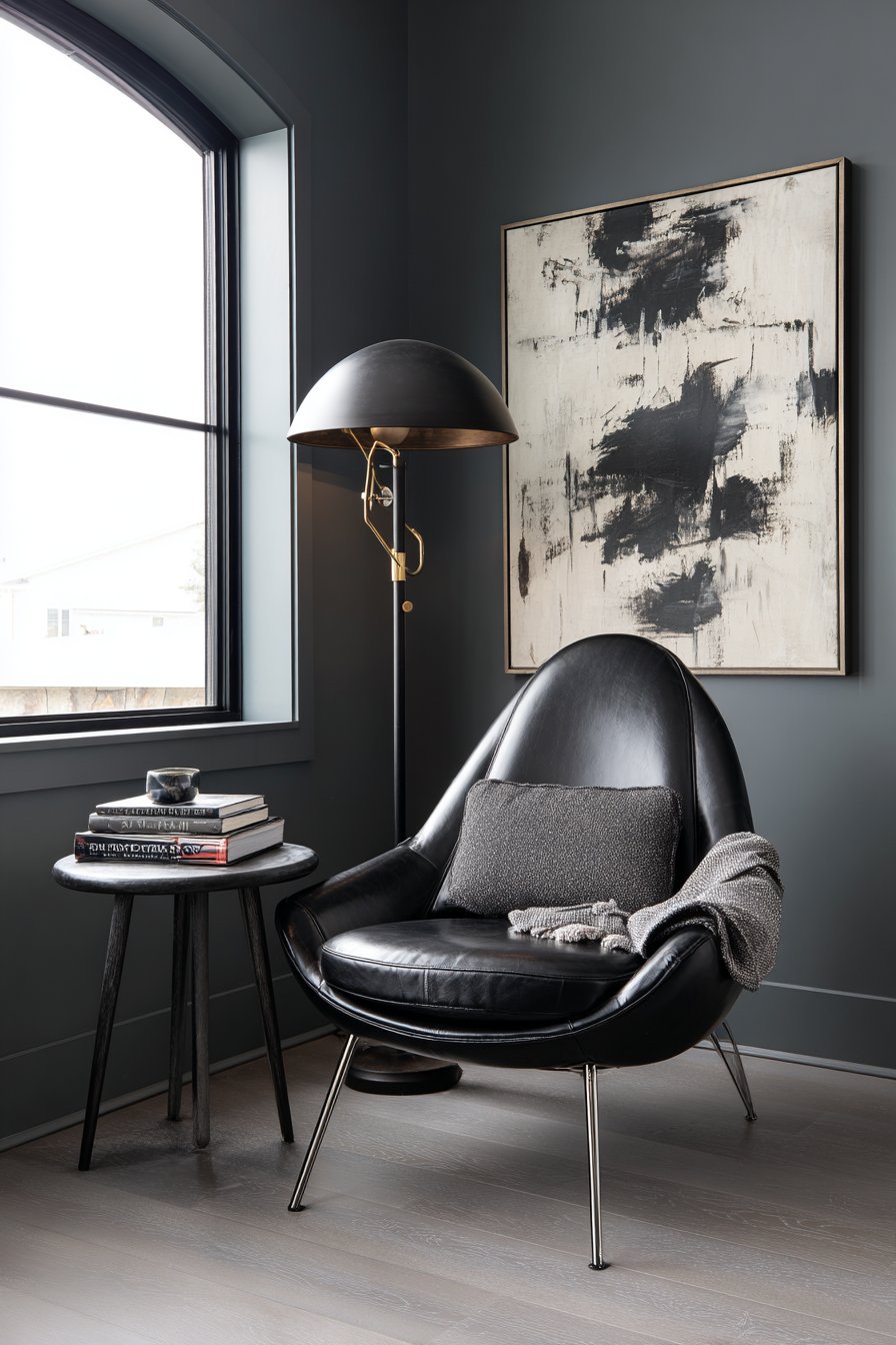 Contemporary Reading Nook Corner