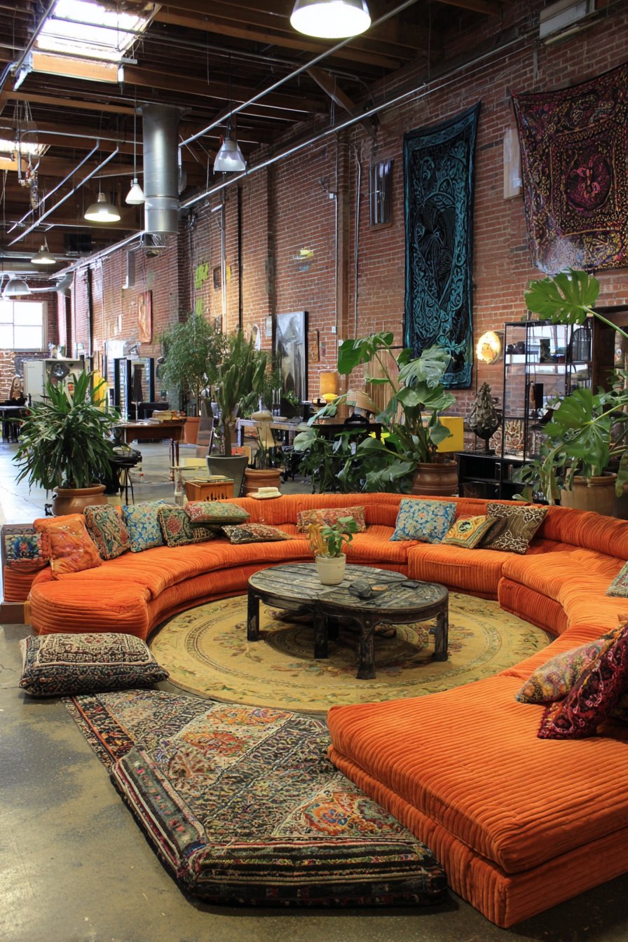 Circular Conversation Pit