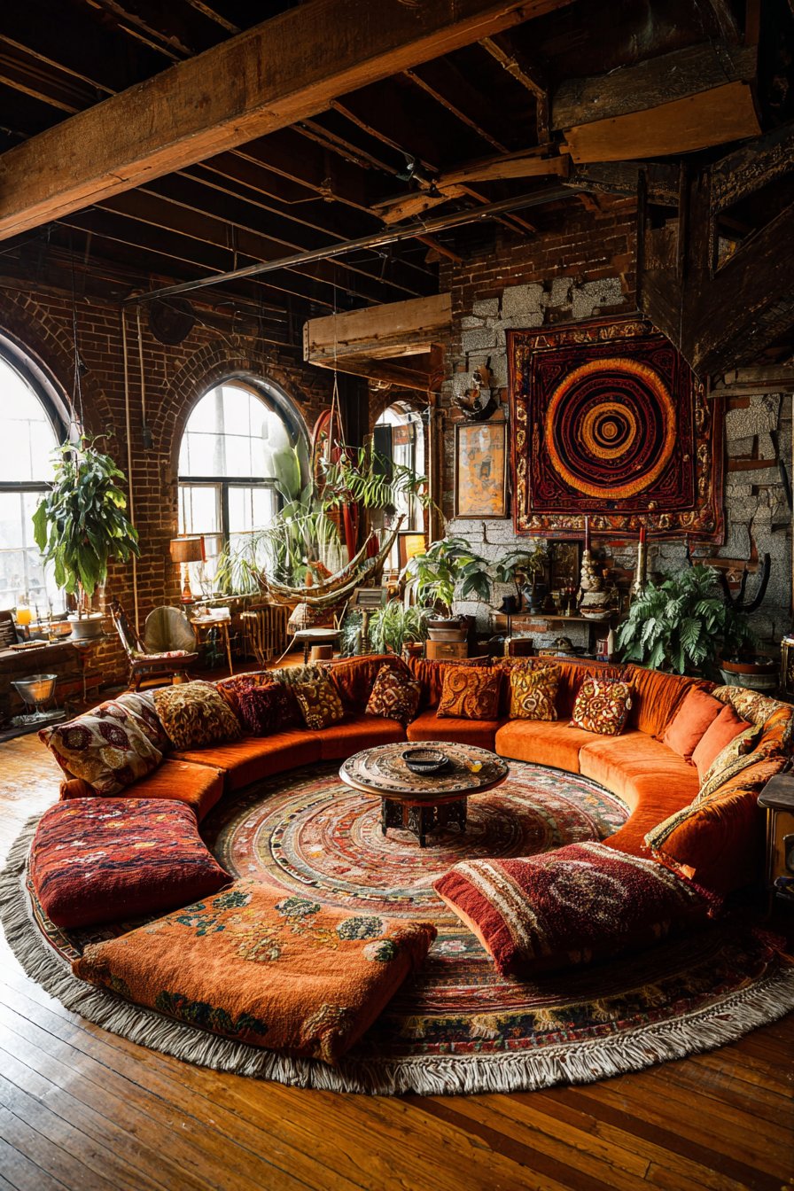 Circular Conversation Pit