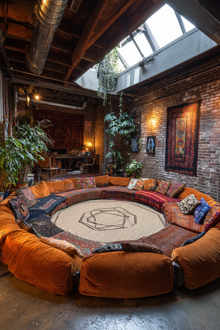 Circular Conversation Pit