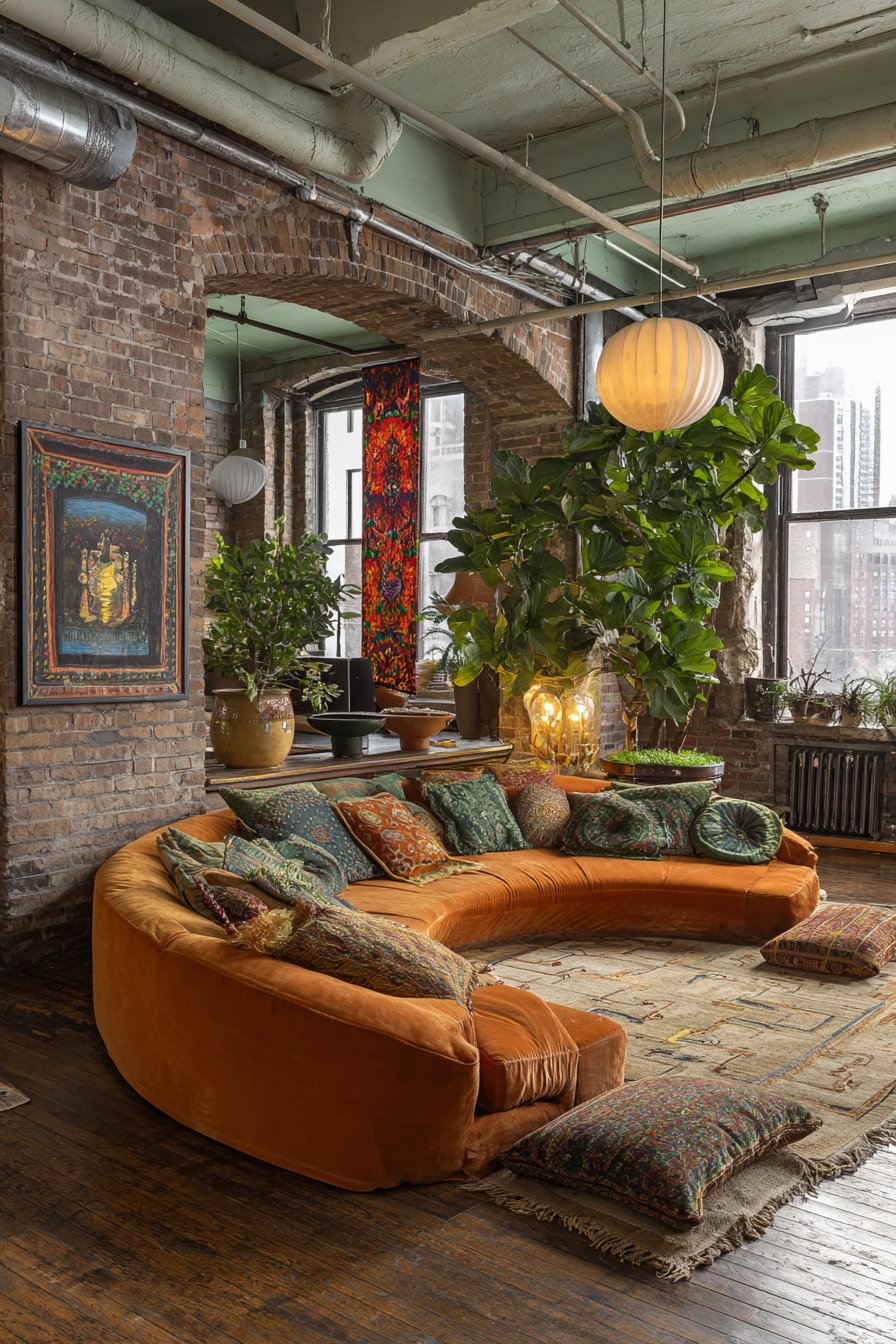 Circular Conversation Pit