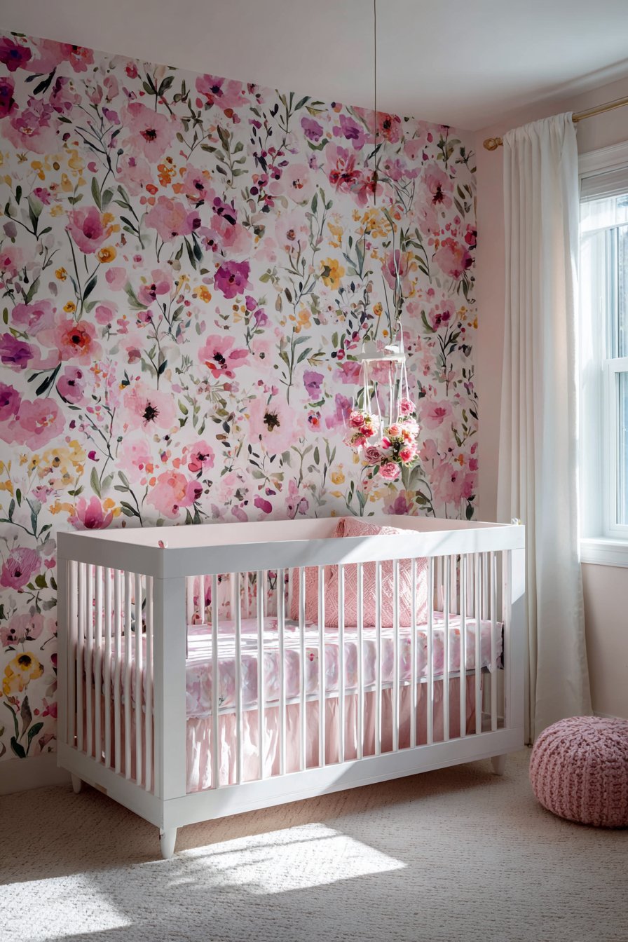 Watercolor Floral Statement