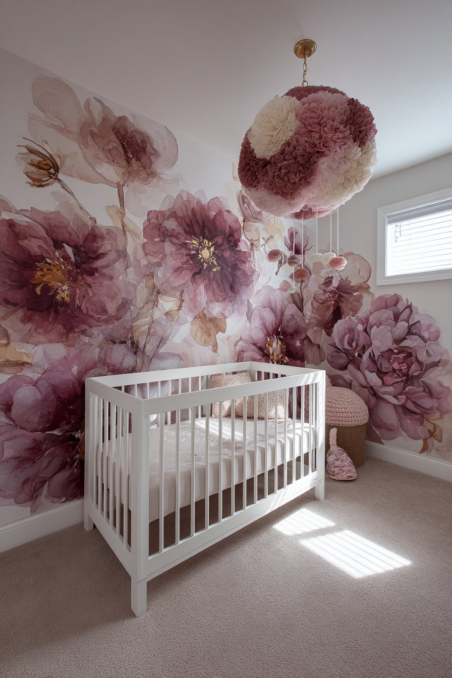 Watercolor Floral Statement