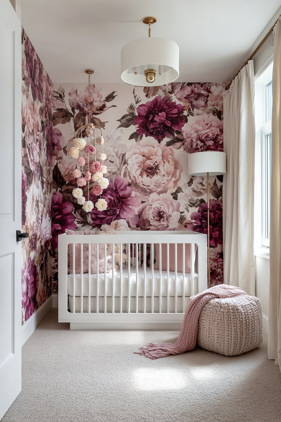 Watercolor Floral Statement