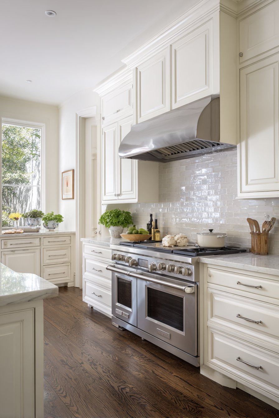 Classic Subway Tile Backsplash Protection