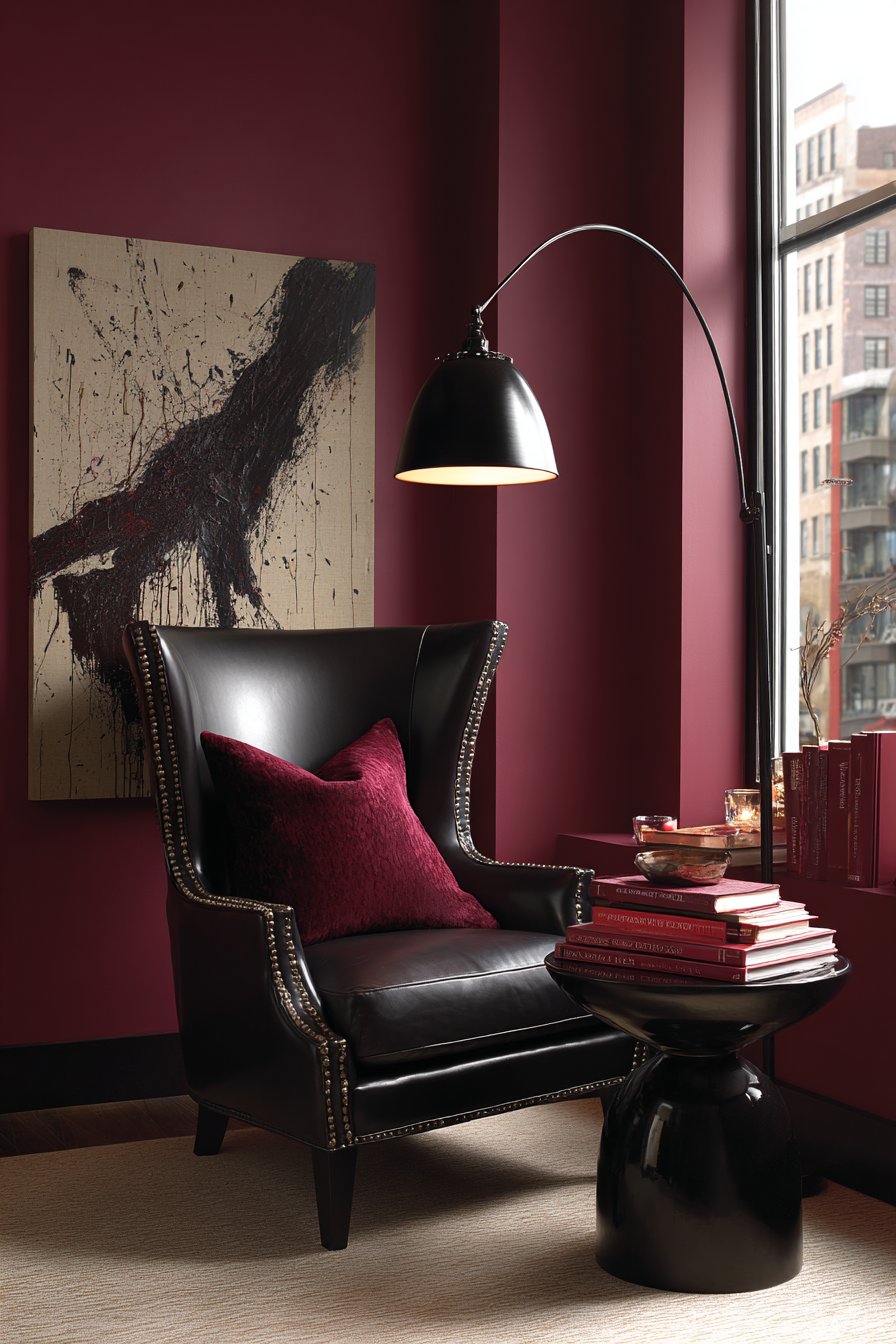 Contemporary Reading Nook Corner