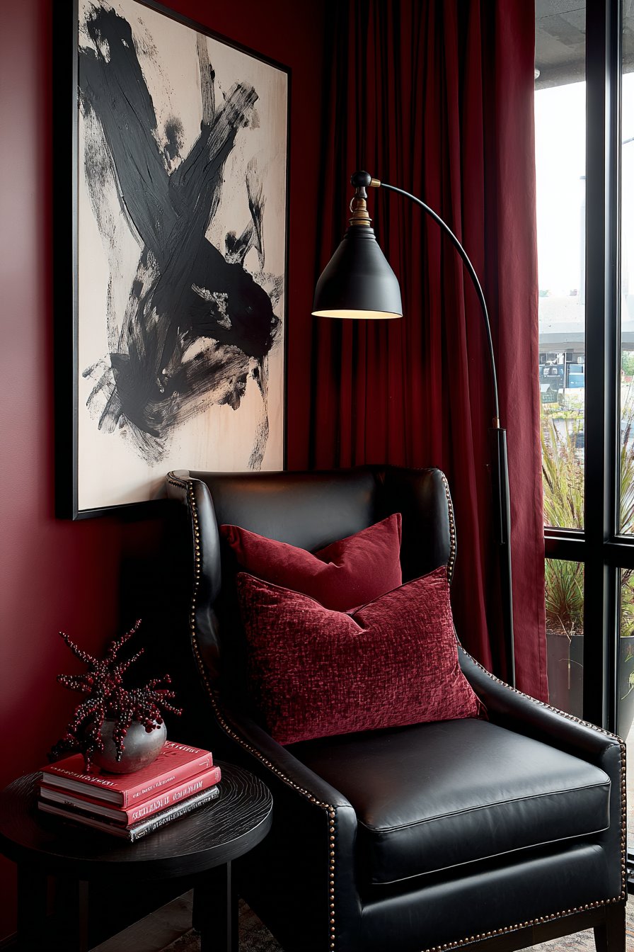 Contemporary Reading Nook Corner