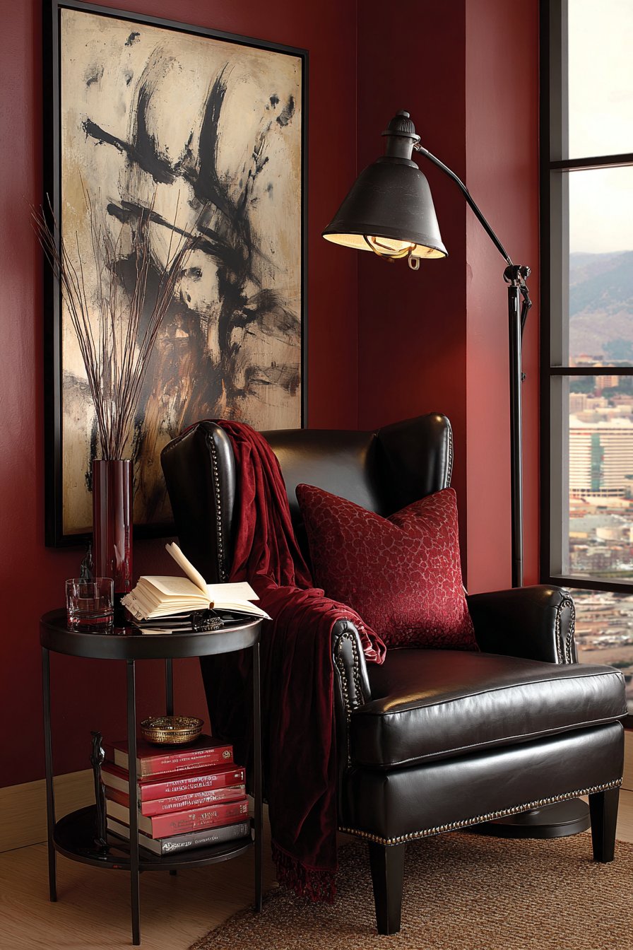 Contemporary Reading Nook Corner
