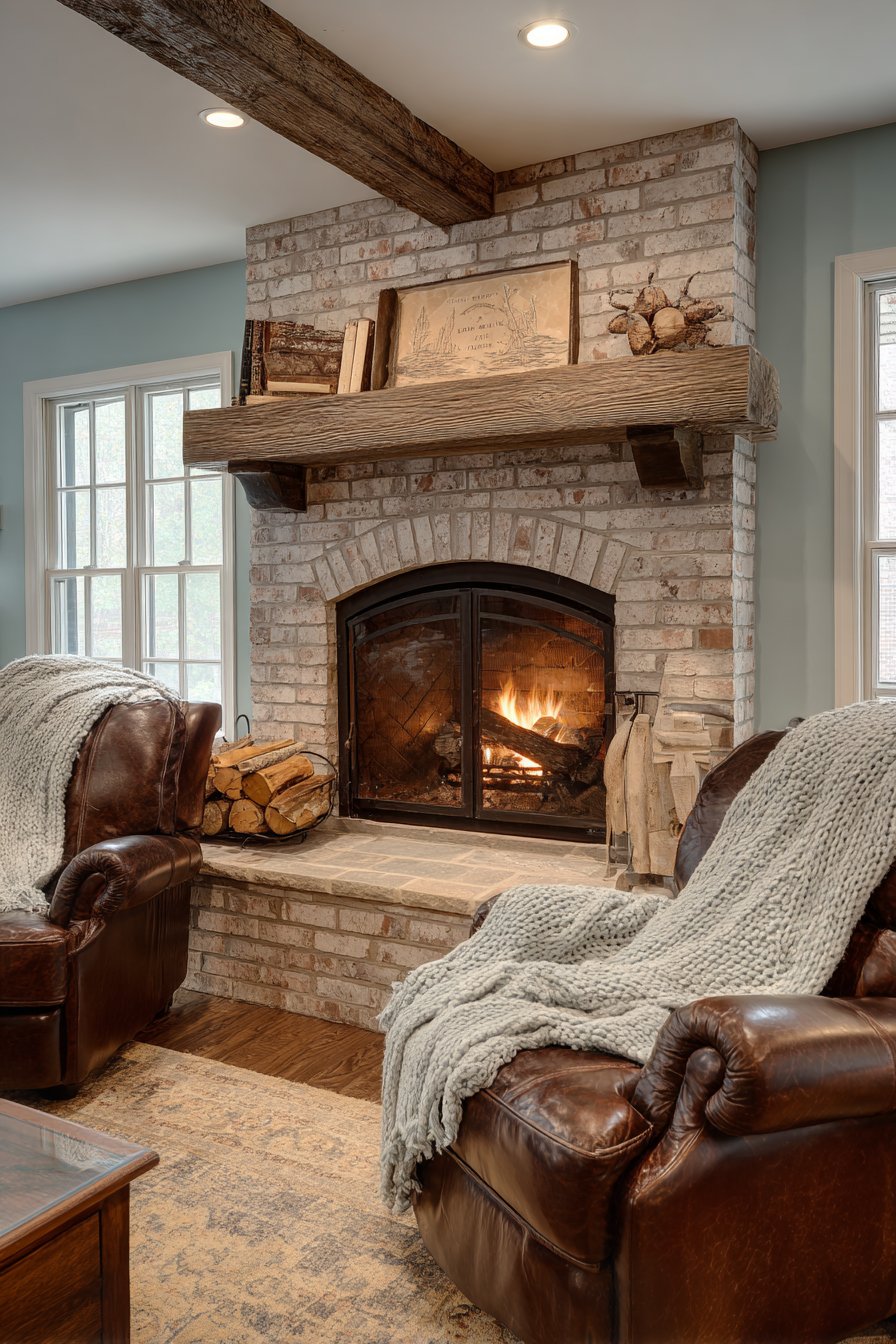 Cozy Fireplace Focal Point