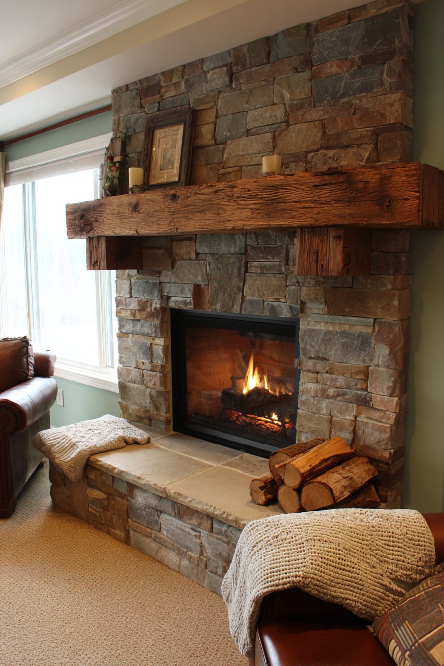 Cozy Fireplace Focal Point