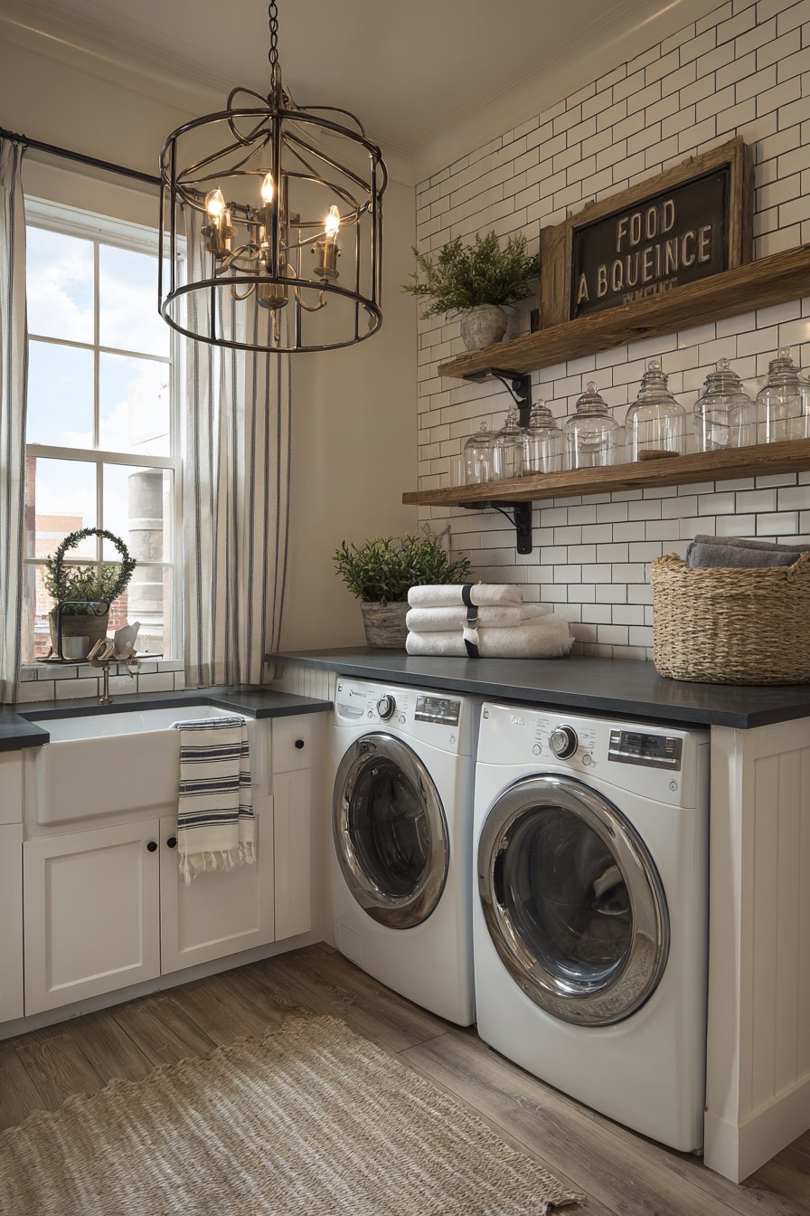 Vintage-Inspired Aesthetic with Repurposed Elements