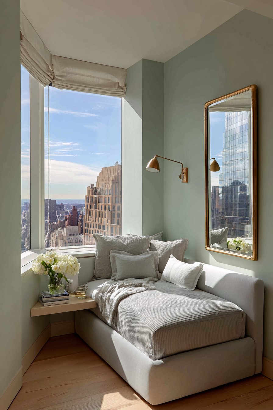 Corner Bed Diagonal Placement