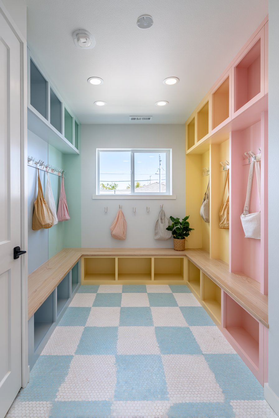 Mudroom Combination Multi-Function Hub