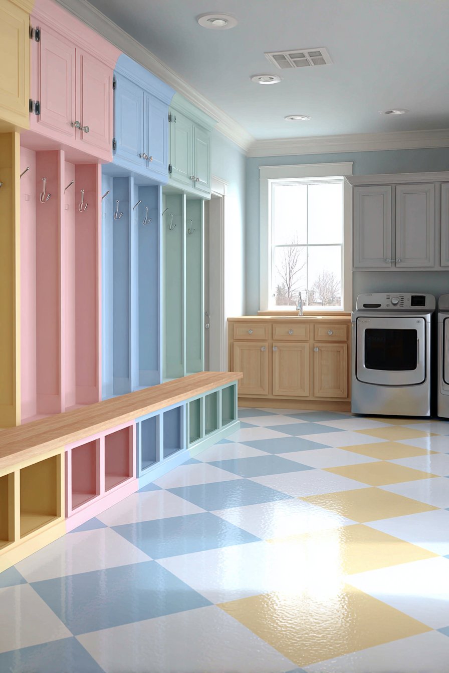 Mudroom Combination Multi-Function Hub