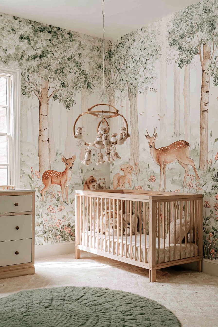 Enchanted Forest Feature Wall