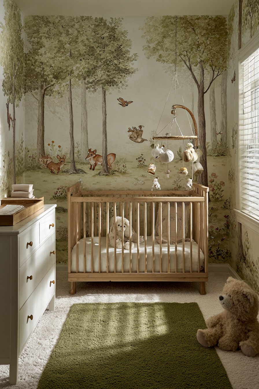 Enchanted Forest Feature Wall