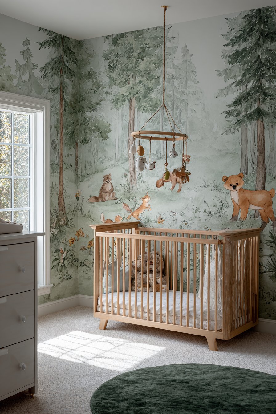 Enchanted Forest Feature Wall