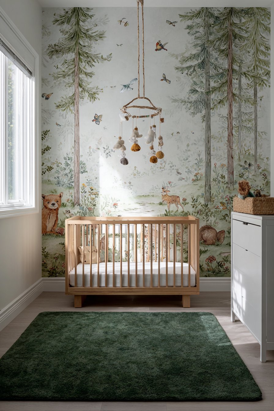 Enchanted Forest Feature Wall
