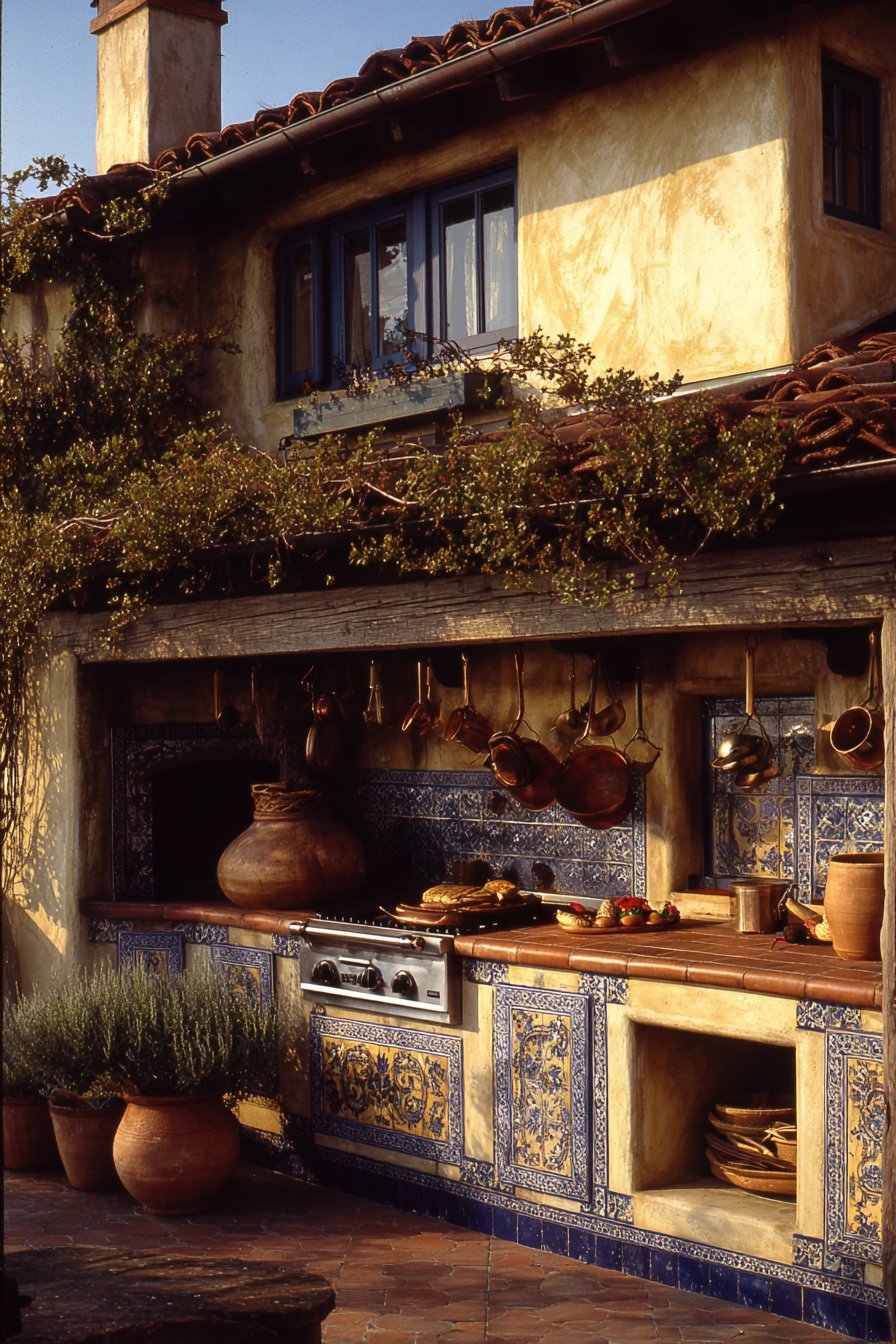 Mediterranean Stucco and Terracotta