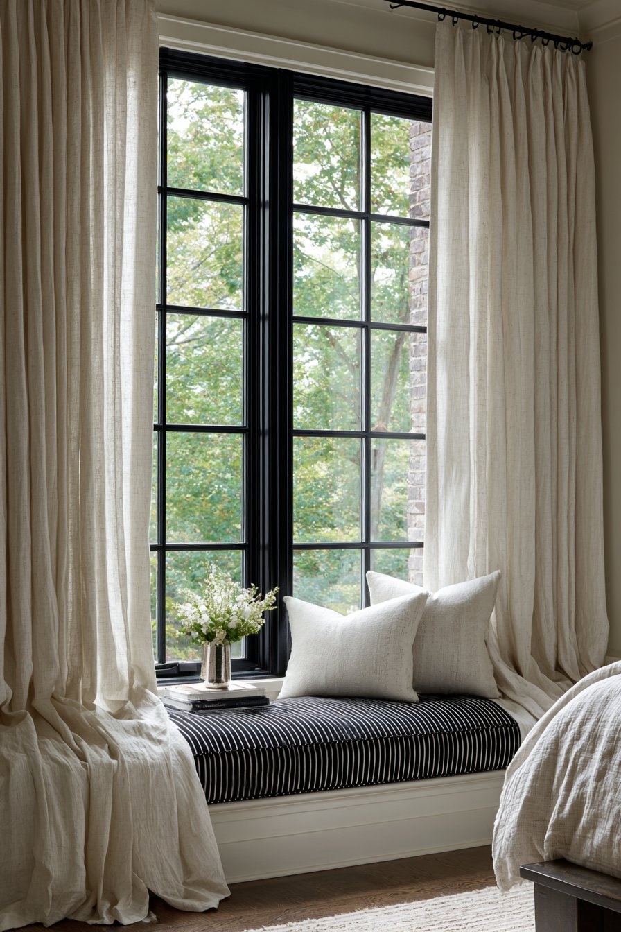 Elegant Floor-to-Ceiling Window Treatments