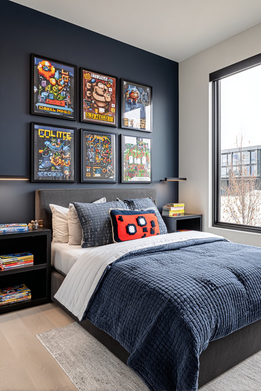 Gaming Art Gallery Wall Display