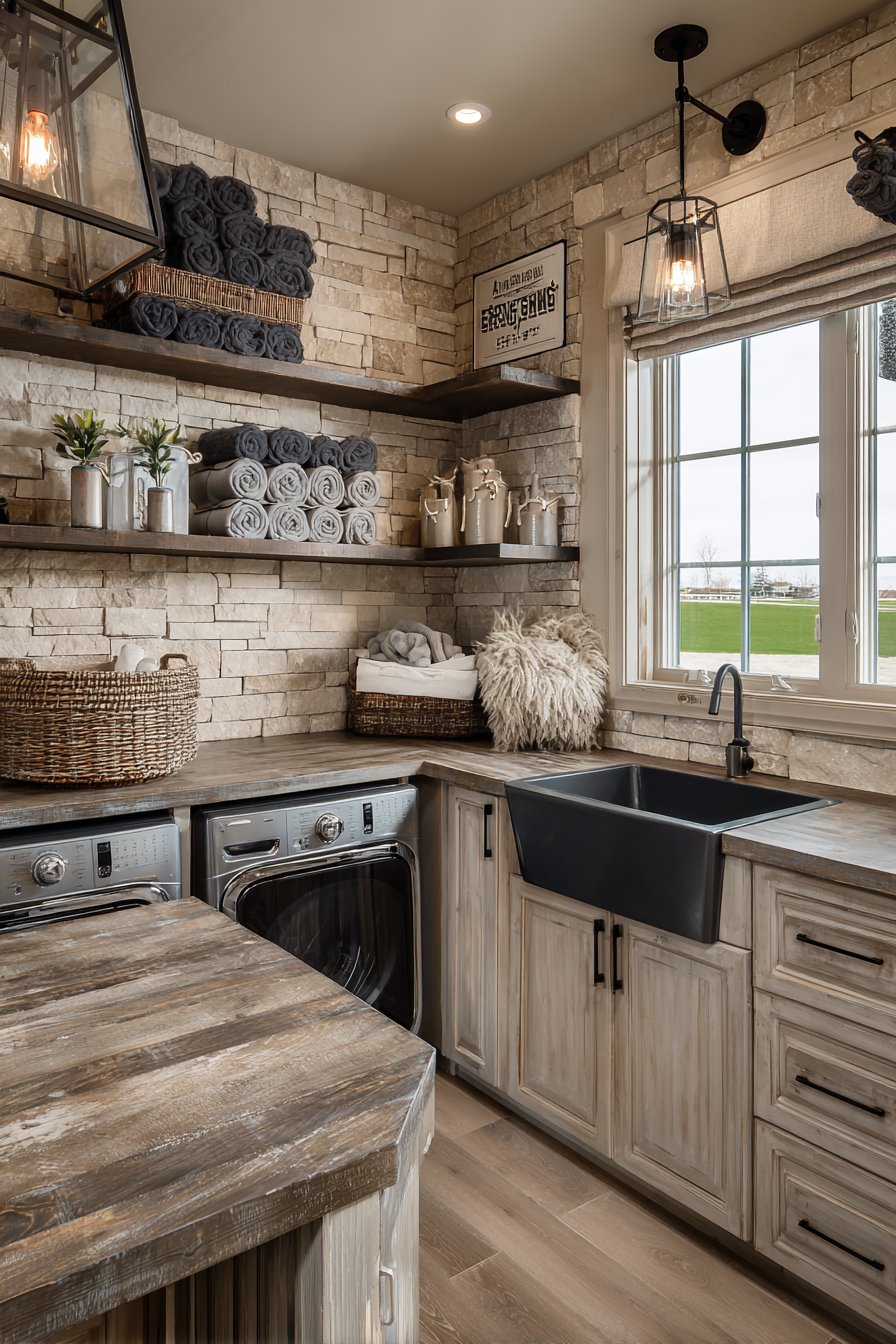 Industrial Corner with Creative Geometry