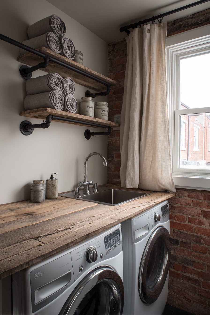 Industrial Corner with Creative Geometry