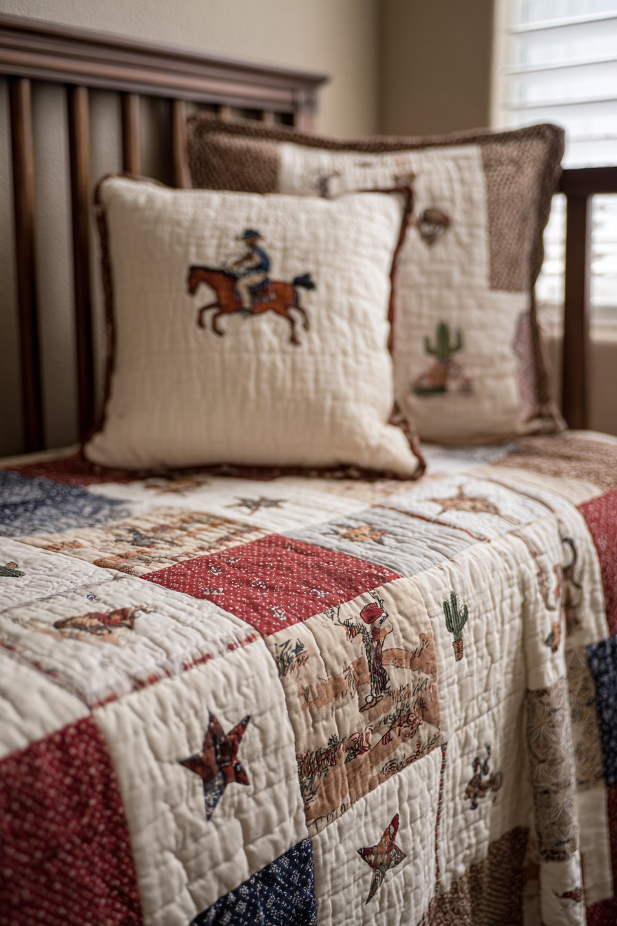 Organic Cotton Bedding with Bandana Print