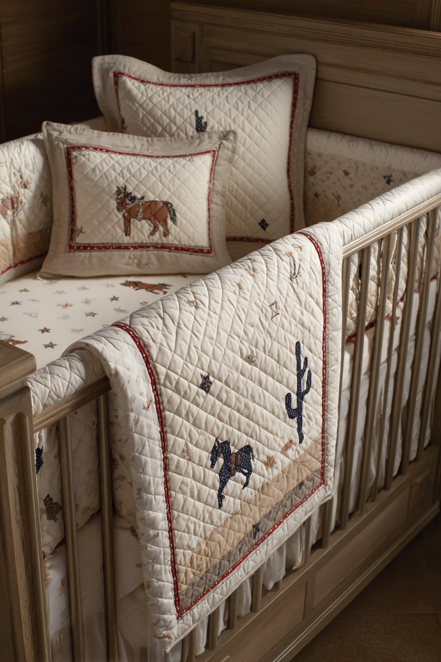 Organic Cotton Bedding with Bandana Print