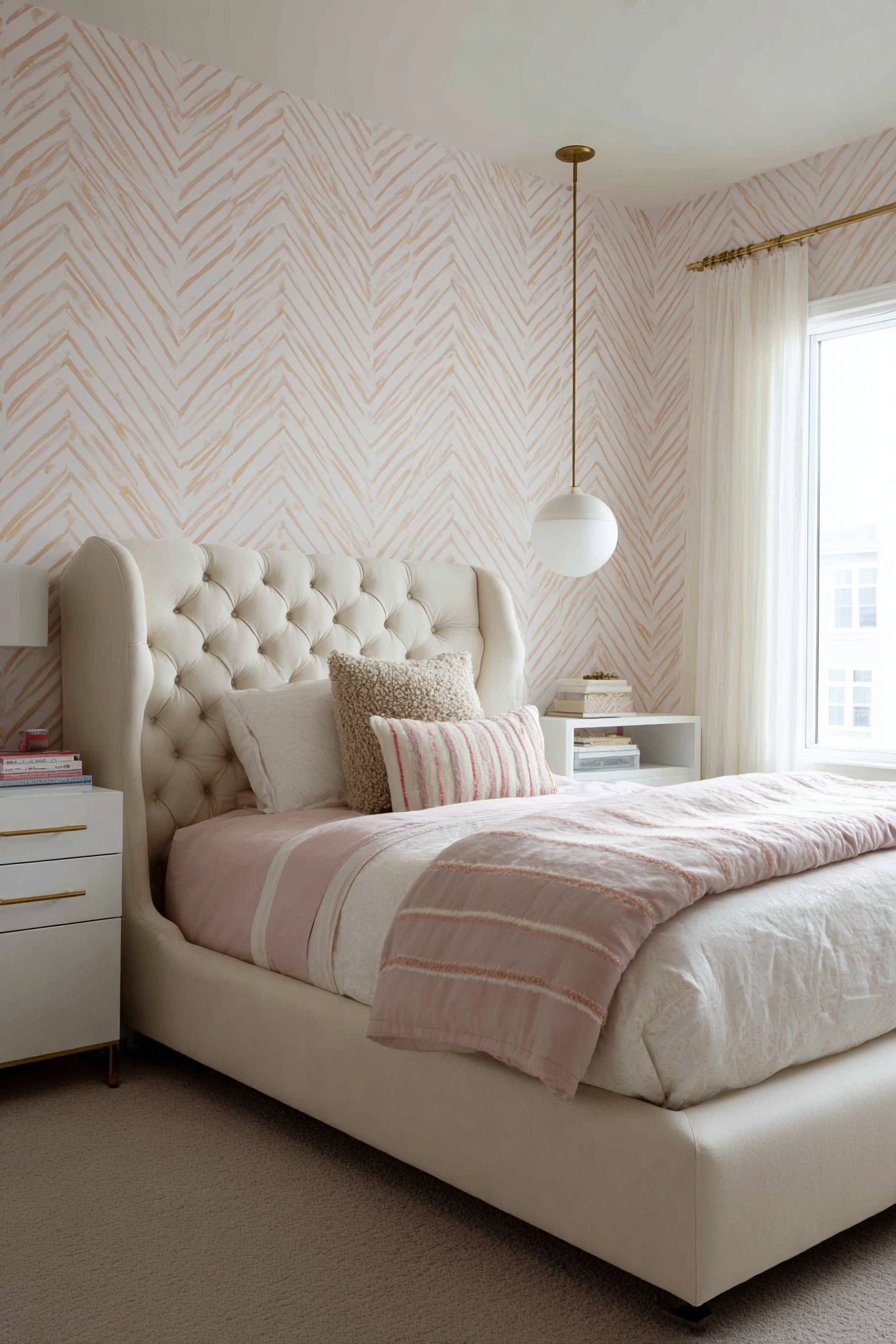 Trendy Geometric Statement Wall