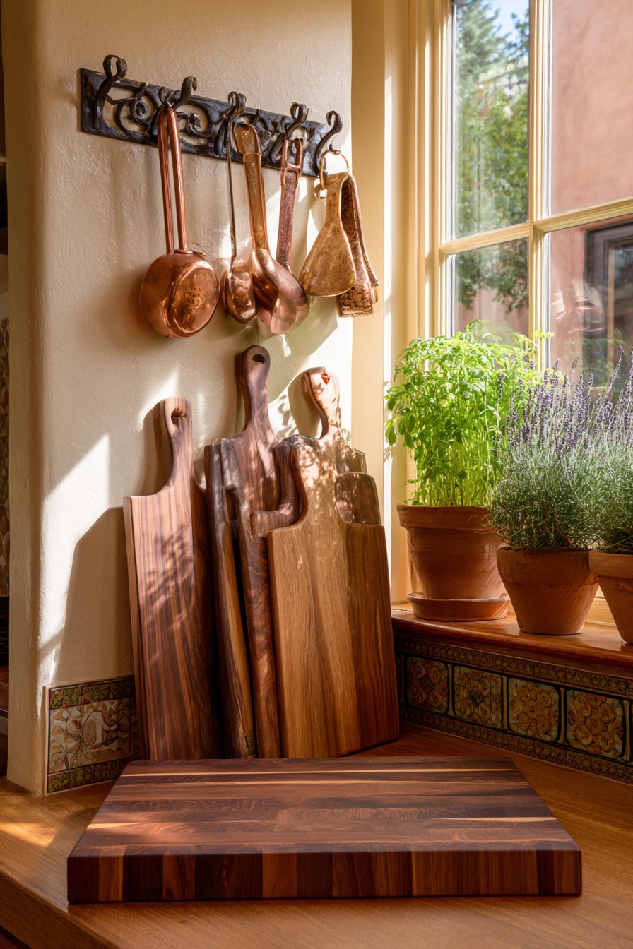 Butcher Block Workspace Warmth