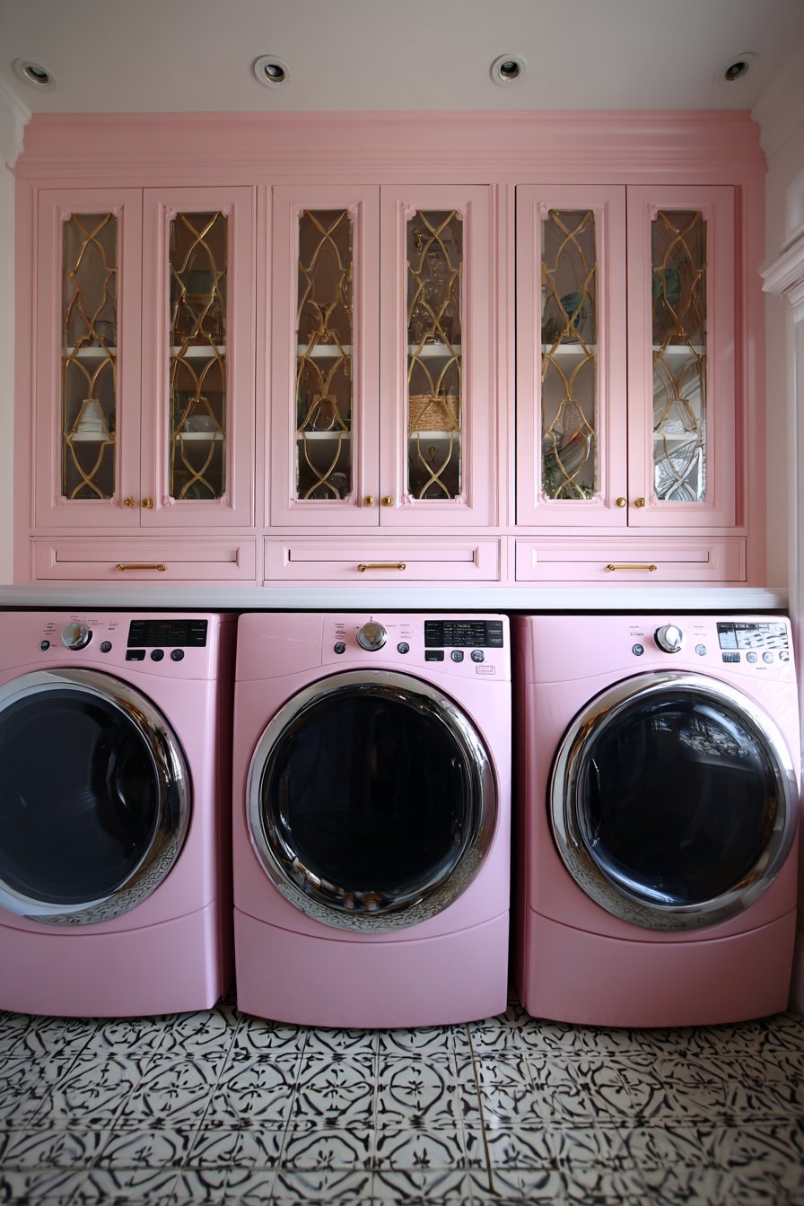 Colorful Cabinet Mix with Personality