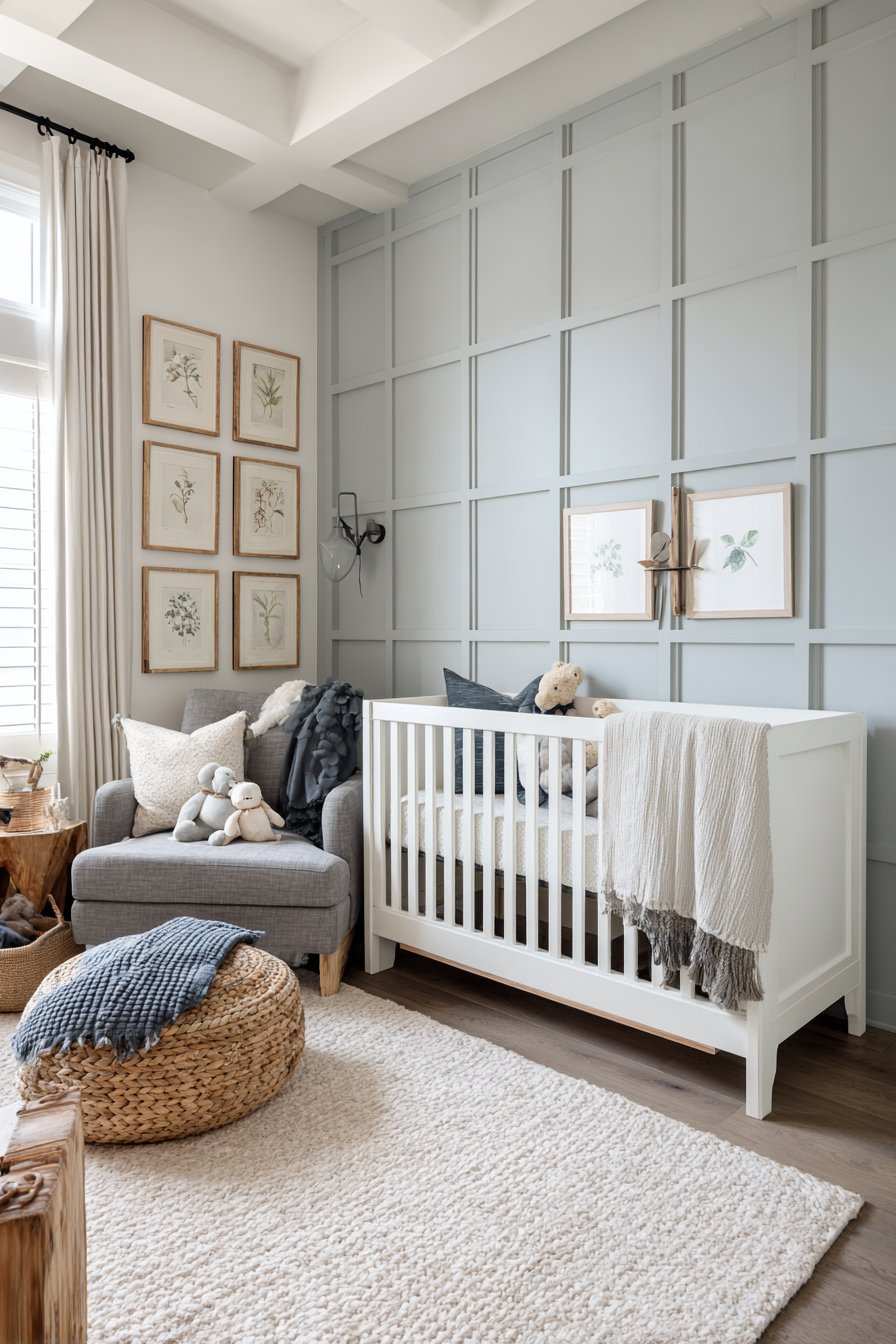 Board-and-Batten Wall Treatment