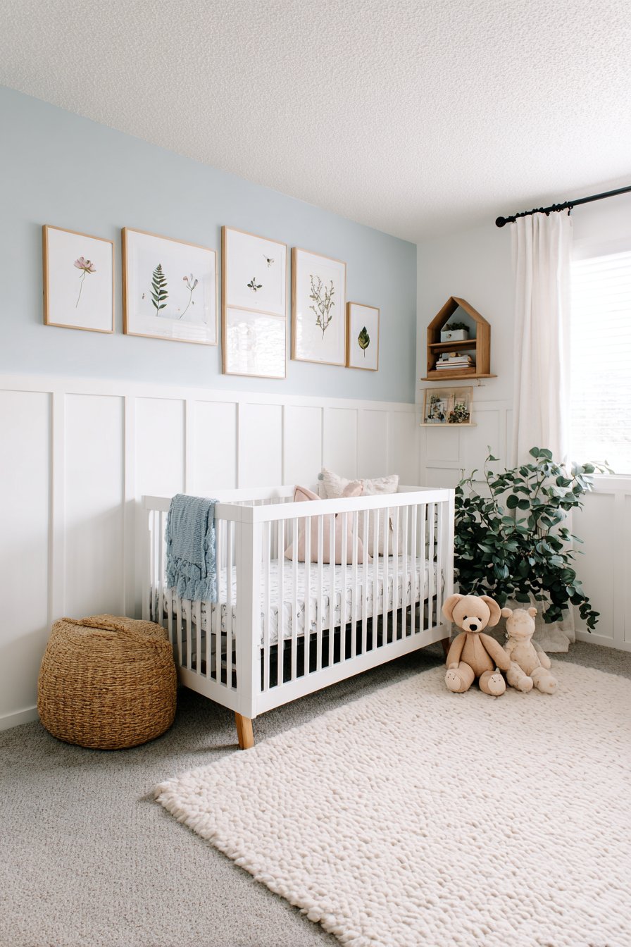 Board-and-Batten Wall Treatment