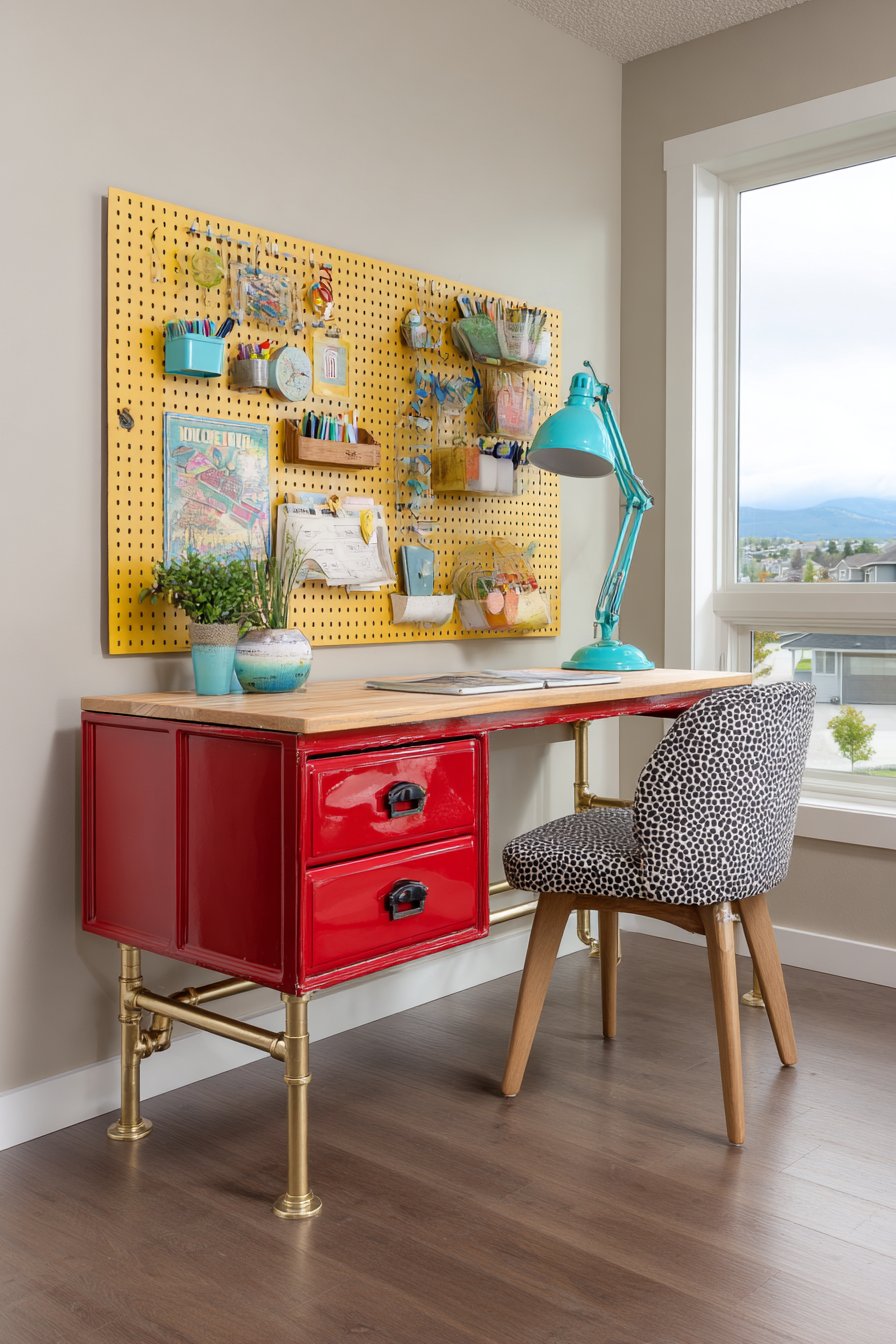 Reclaimed Door Desk Workspace Wonder