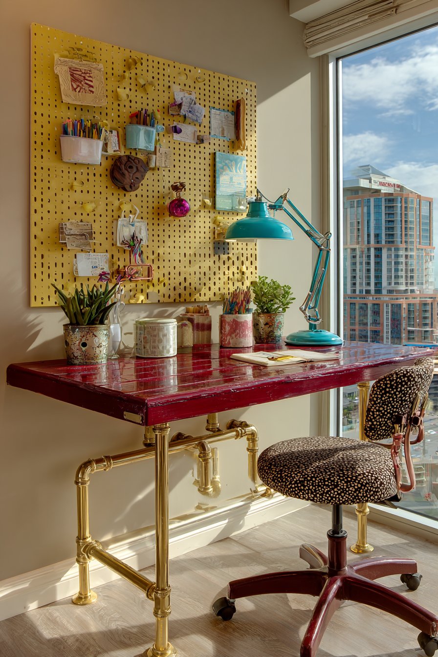 Reclaimed Door Desk Workspace Wonder