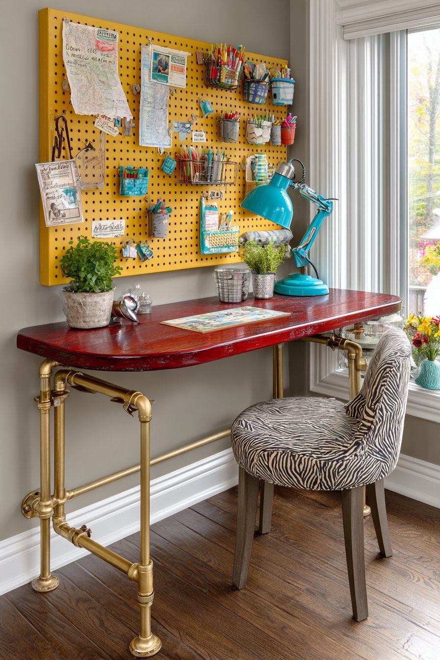 Reclaimed Door Desk Workspace Wonder