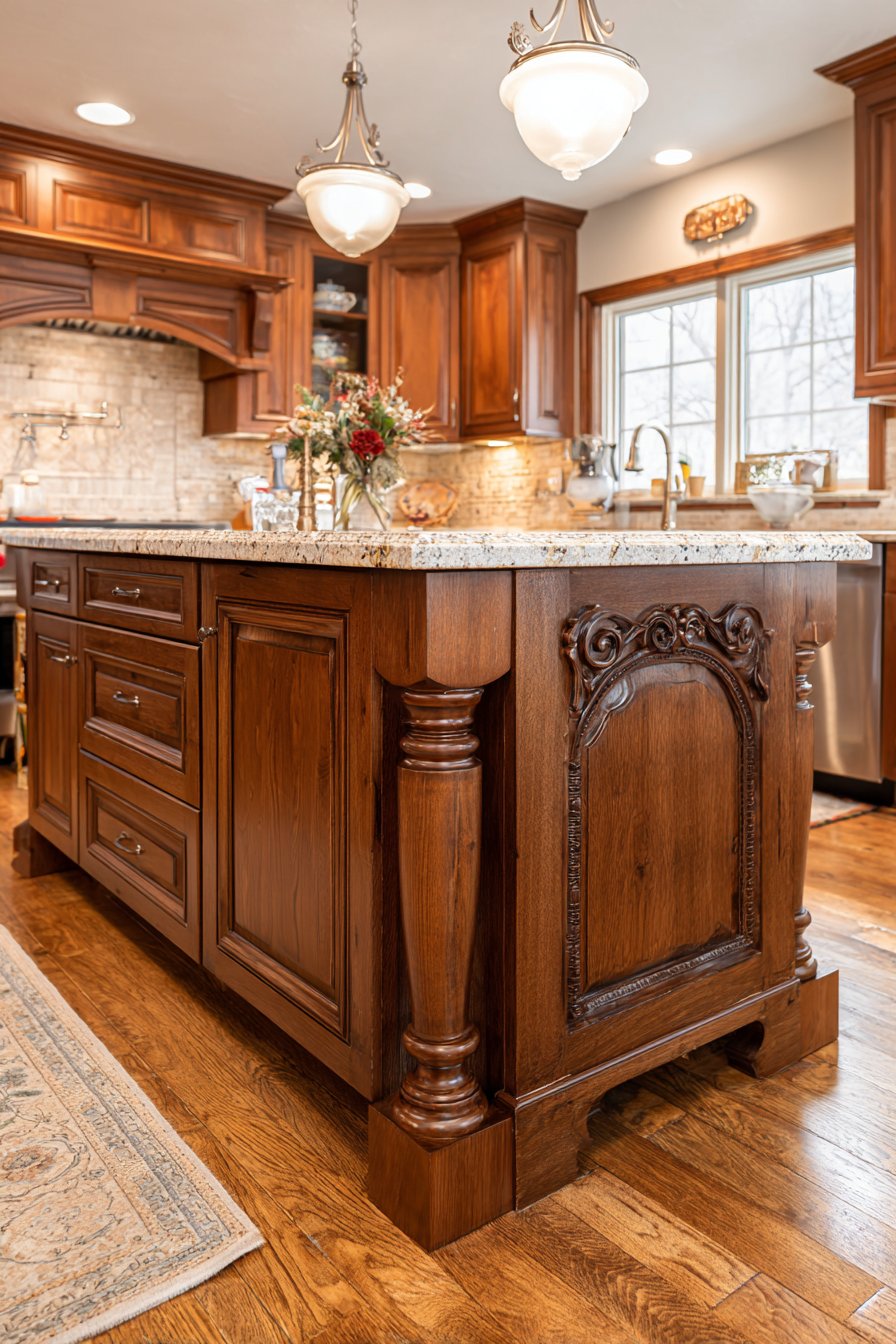 Traditional Furniture-Style Island