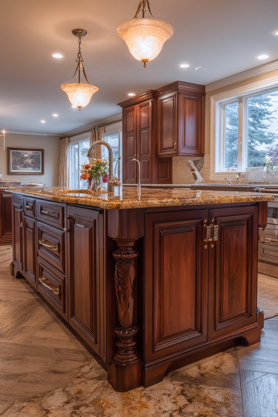 Traditional Furniture-Style Island