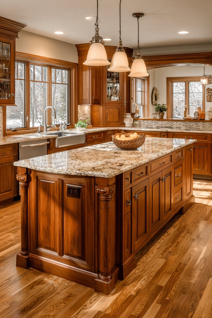 Traditional Furniture-Style Island