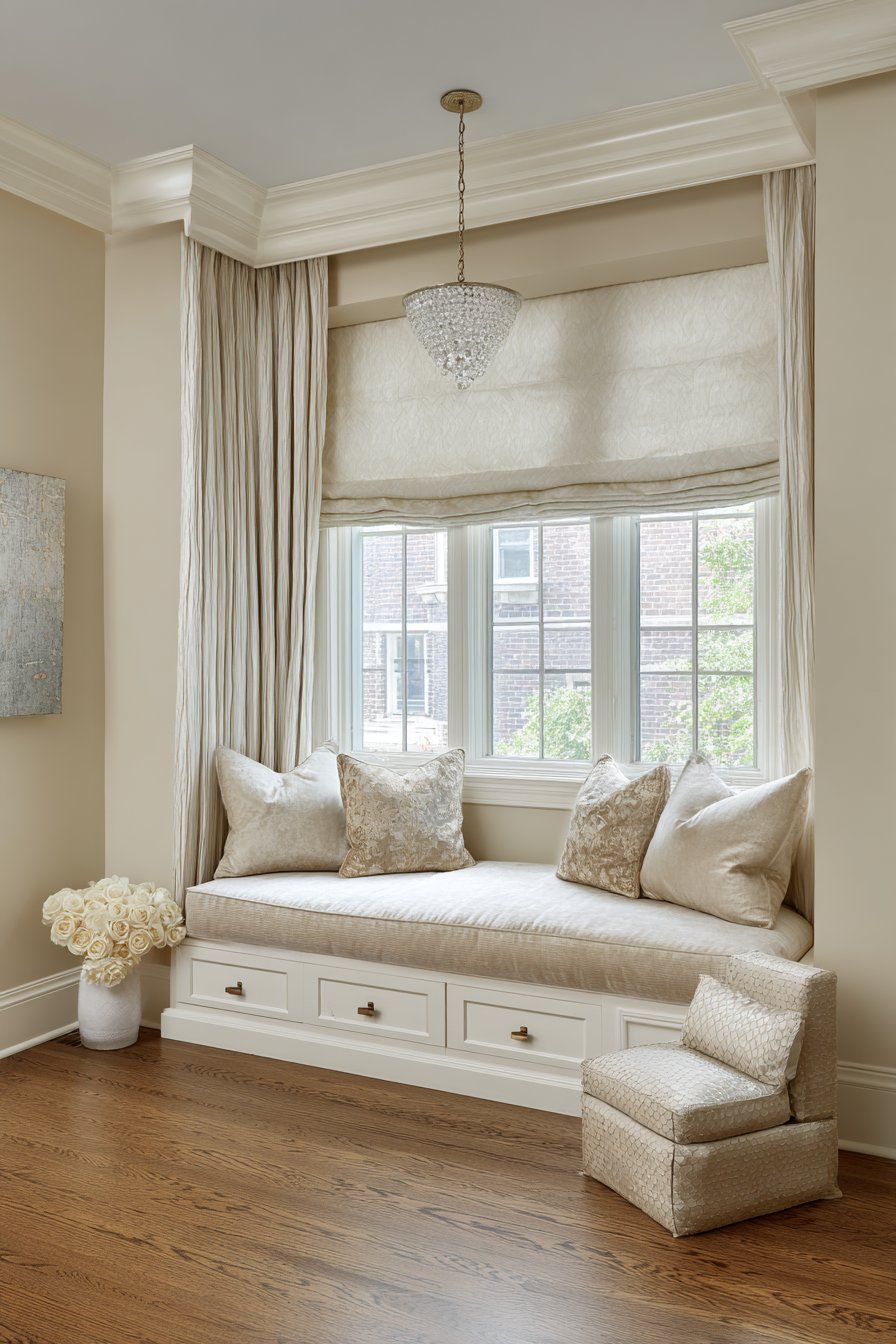 Motorized Window Treatments with Custom Hardware