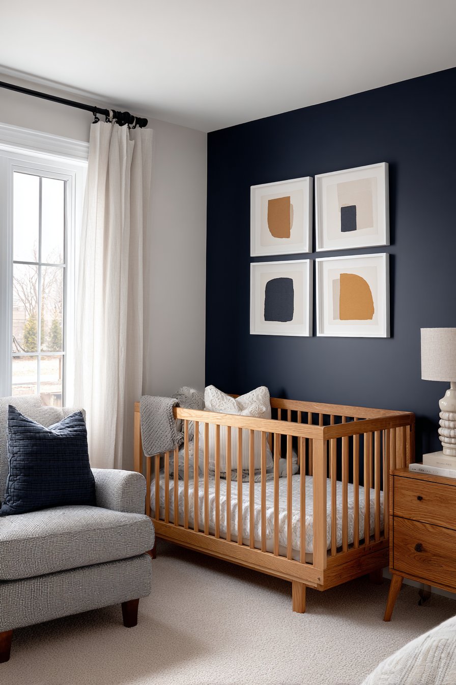 Gender-Neutral Symmetry with Dusty Blue Sophistication