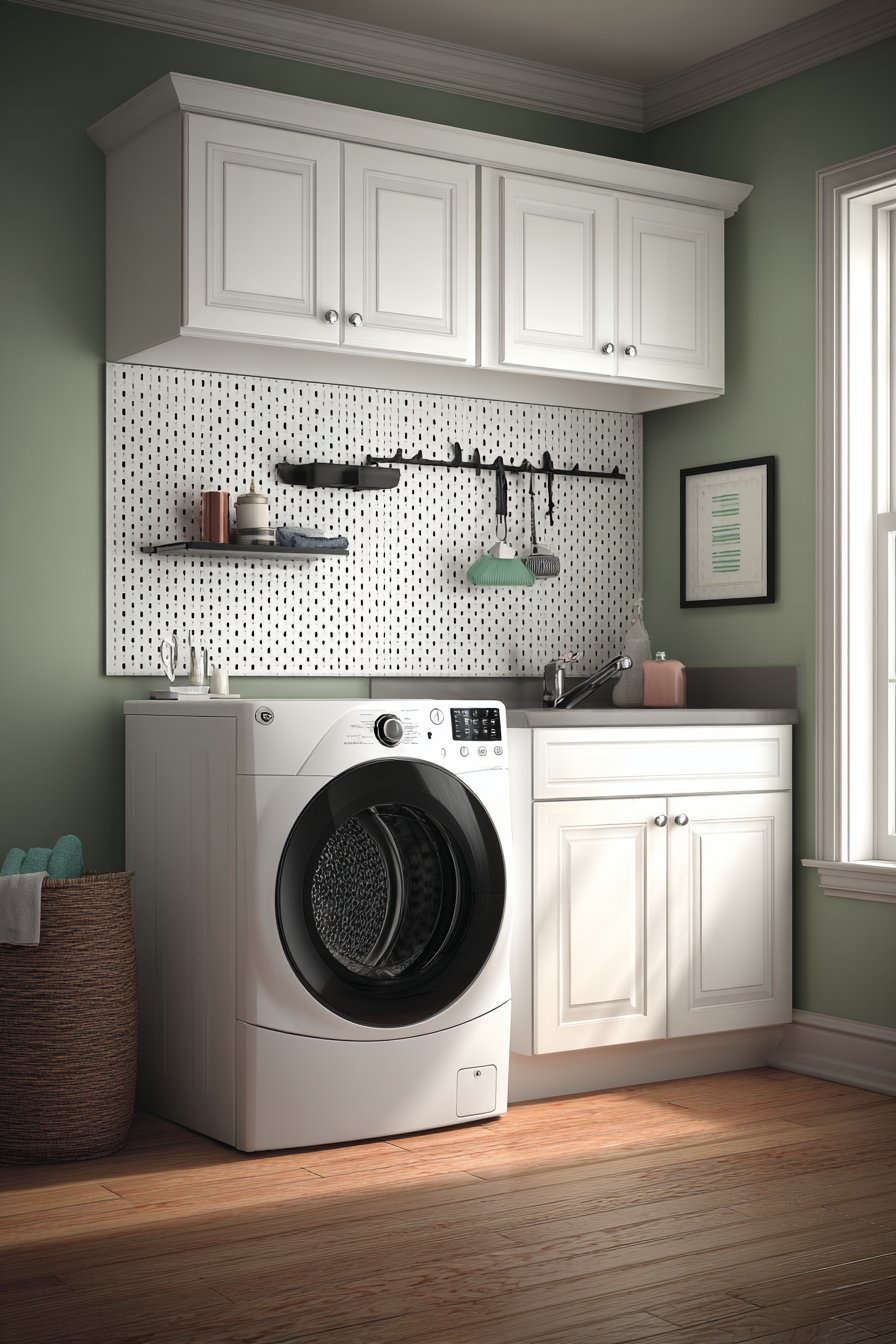 Shaker Style with Sage Green Accent