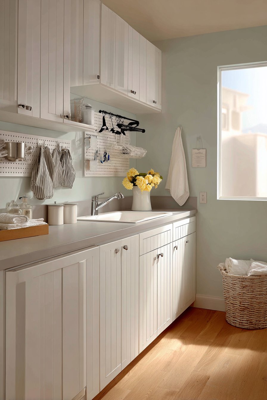 Shaker Style with Sage Green Accent