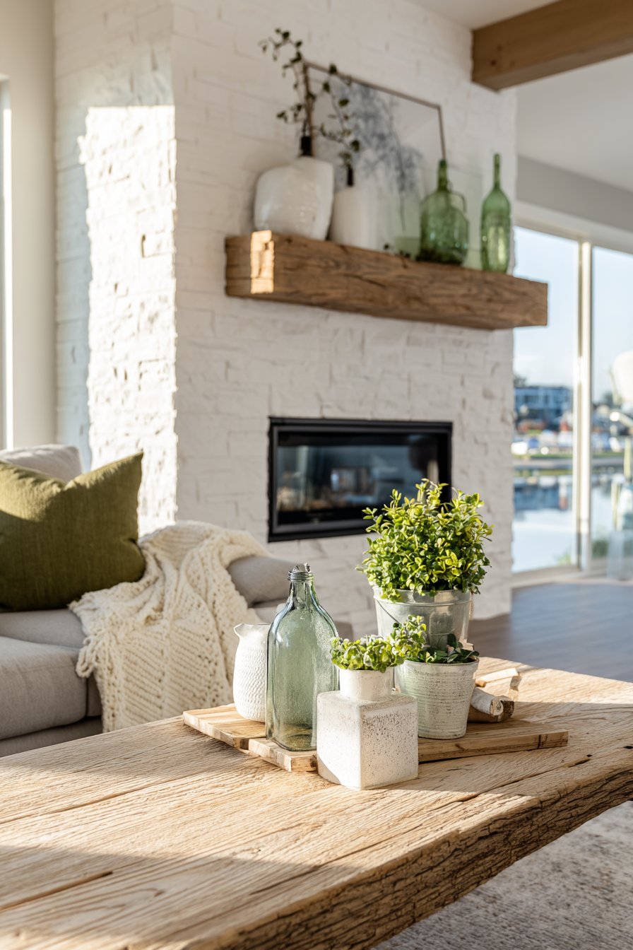 Cozy Fireplace Gathering Space