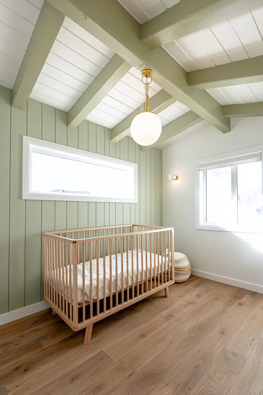 Painted Ceiling Beams for Architectural Interest