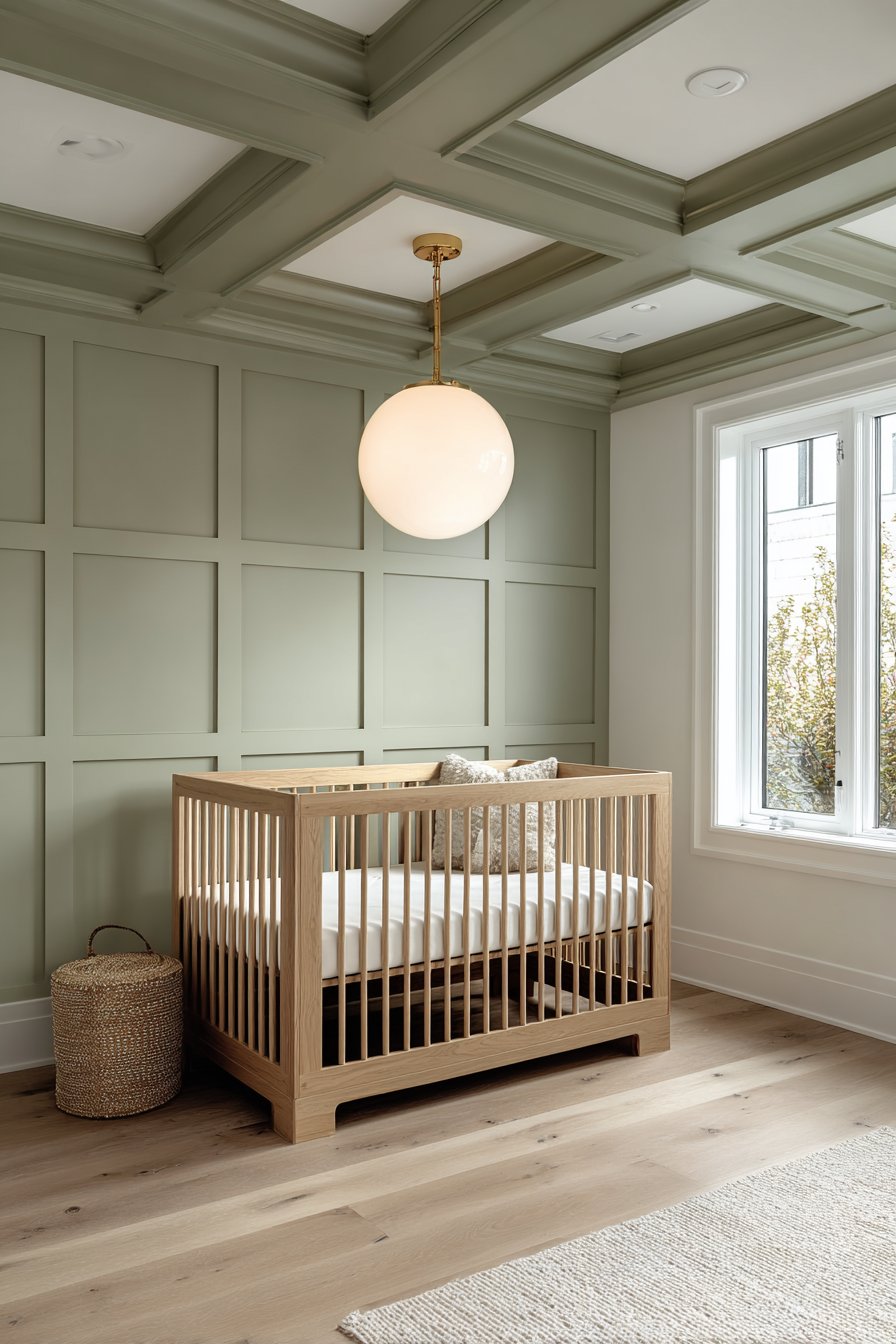 Painted Ceiling Beams for Architectural Interest